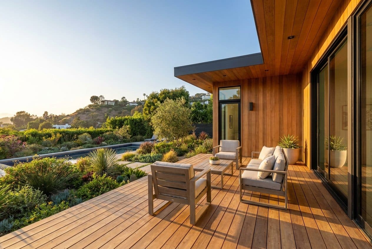 Custom deck built in Los Angeles