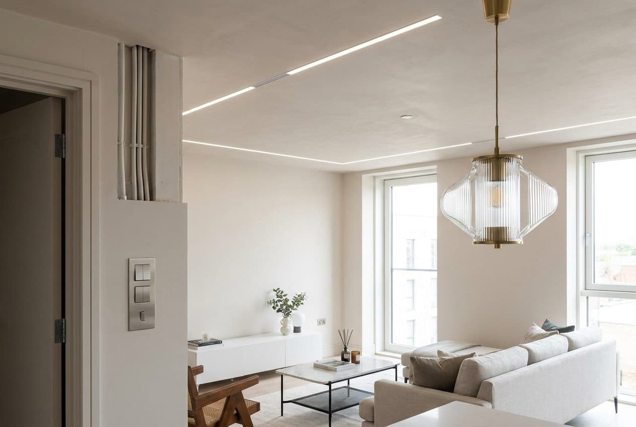 Modern residential electrical and lighting work in Los Angeles