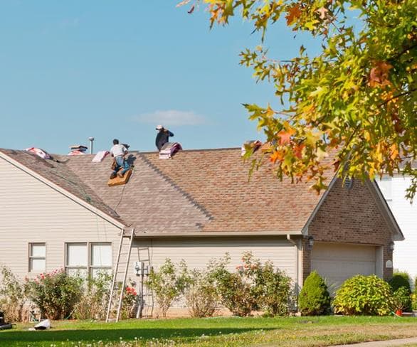 Roofing project in Los Angeles CA